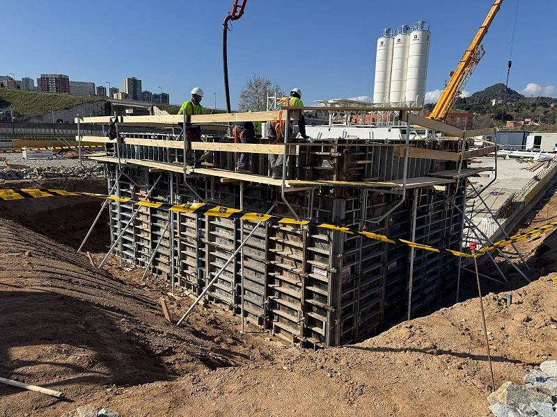 UTE Montcada · Planta de hormigón